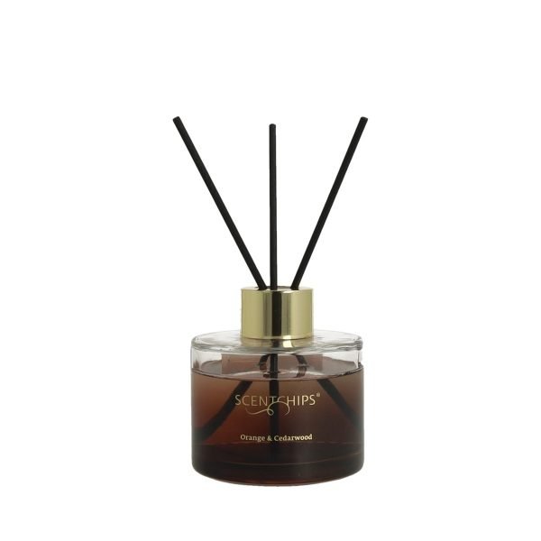 Namų kvapai su lazdelėmis Scentchips Cylinder Orange & Cedarwood 100 ml